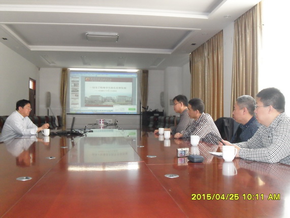 山西晉中市盲聾人學校同仁到我校參觀考察