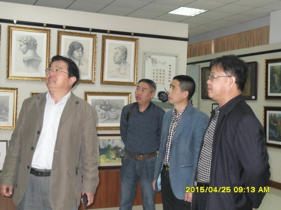 山西晉中市盲聾人學校同仁到我校參觀考察