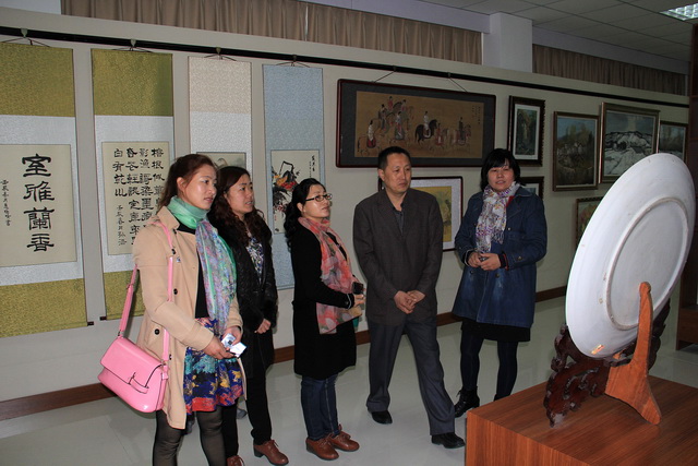 寧夏固原特教同行來我?？疾炻殬I(yè)教育