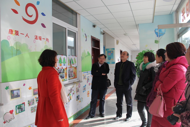 東營(yíng)特教學(xué)校到我?？疾鞂W(xué)習(xí)