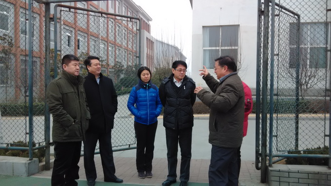 省殘聯(lián)到市特教中心視導競技體育訓練工作