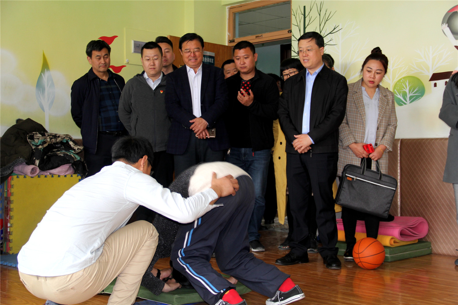 市政協(xié)公益行走進(jìn)淄博特教