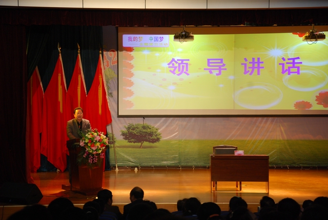 學校開展“我的夢 中國夢”主題團日活動