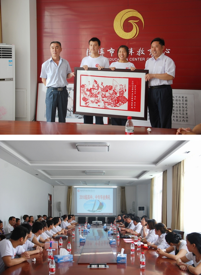 畢業(yè)生感恩母校，親手制作禮物留念